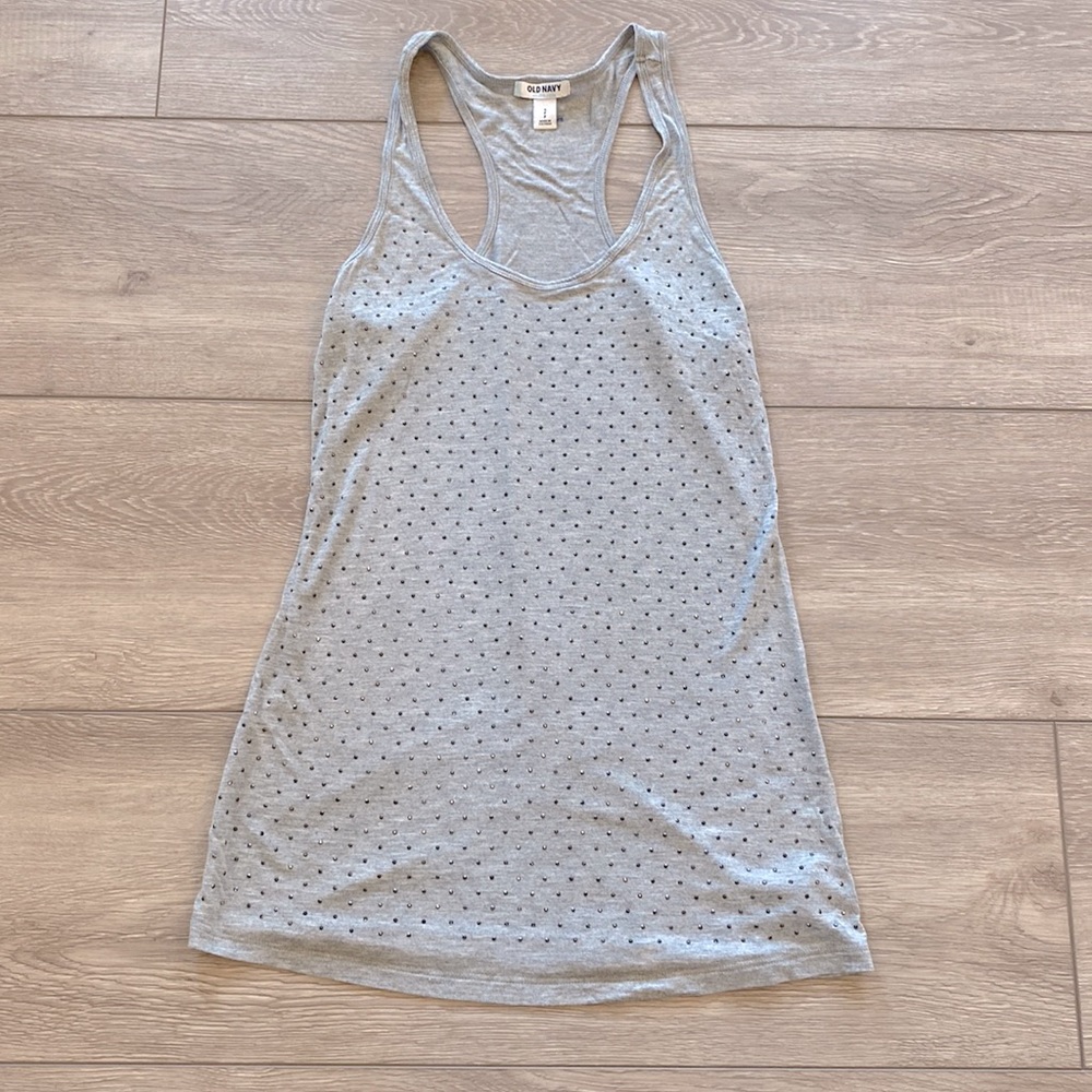 OLD NAVY BLING RACERBACK TANK SIZE SMALL